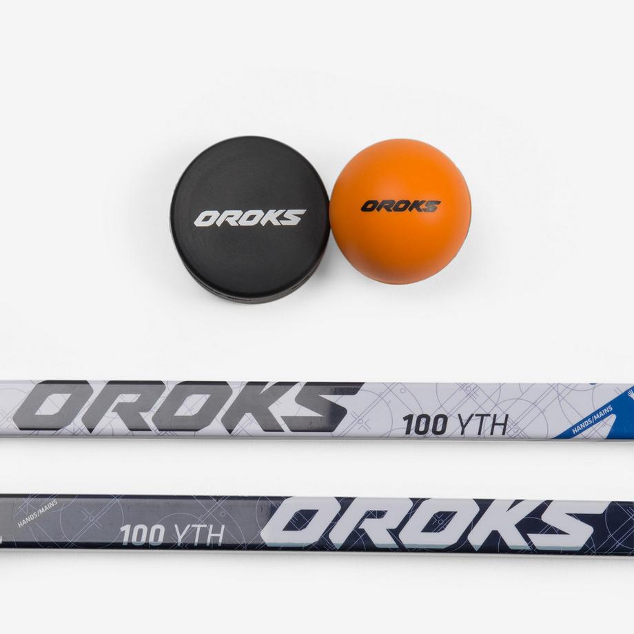 OROKS  Crosse de hockey initiation plastique et mousse 