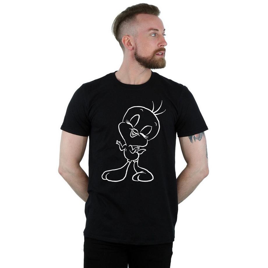 LOONEY TUNES Tweety Pie Outline T-Shirt  