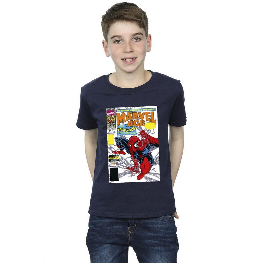 MARVEL  Age Maglietta Ragno Copertina Fumetti 