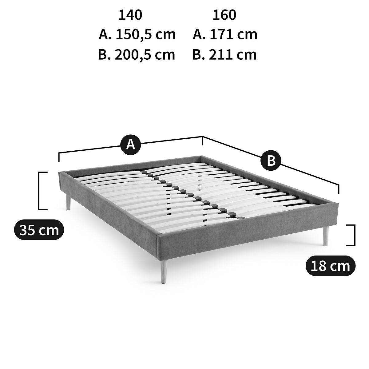 La Redoute Intérieurs Bett mit Lattenrost Mizo  