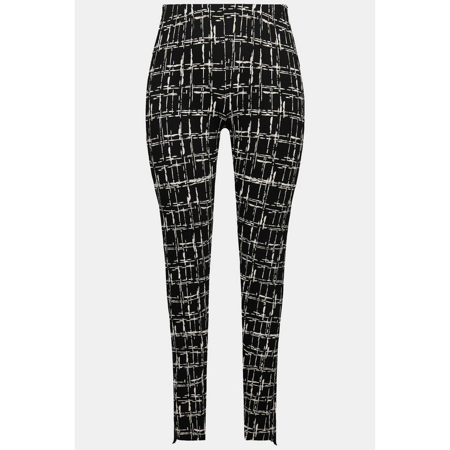 Ulla Popken Legging Slim Fit Imprimé Graphique Taille Élastique  