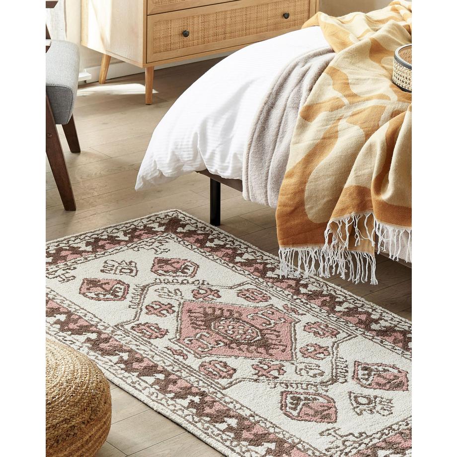 Beliani Teppich aus Wolle Retro TOMARZA  