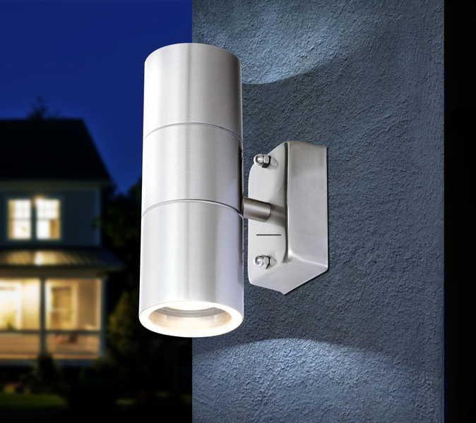 mutoni Lampe d'extérieur style 6x6x17  