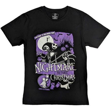 Nightmare Before Christmas Welcome To Halloween Town T-Shirt  