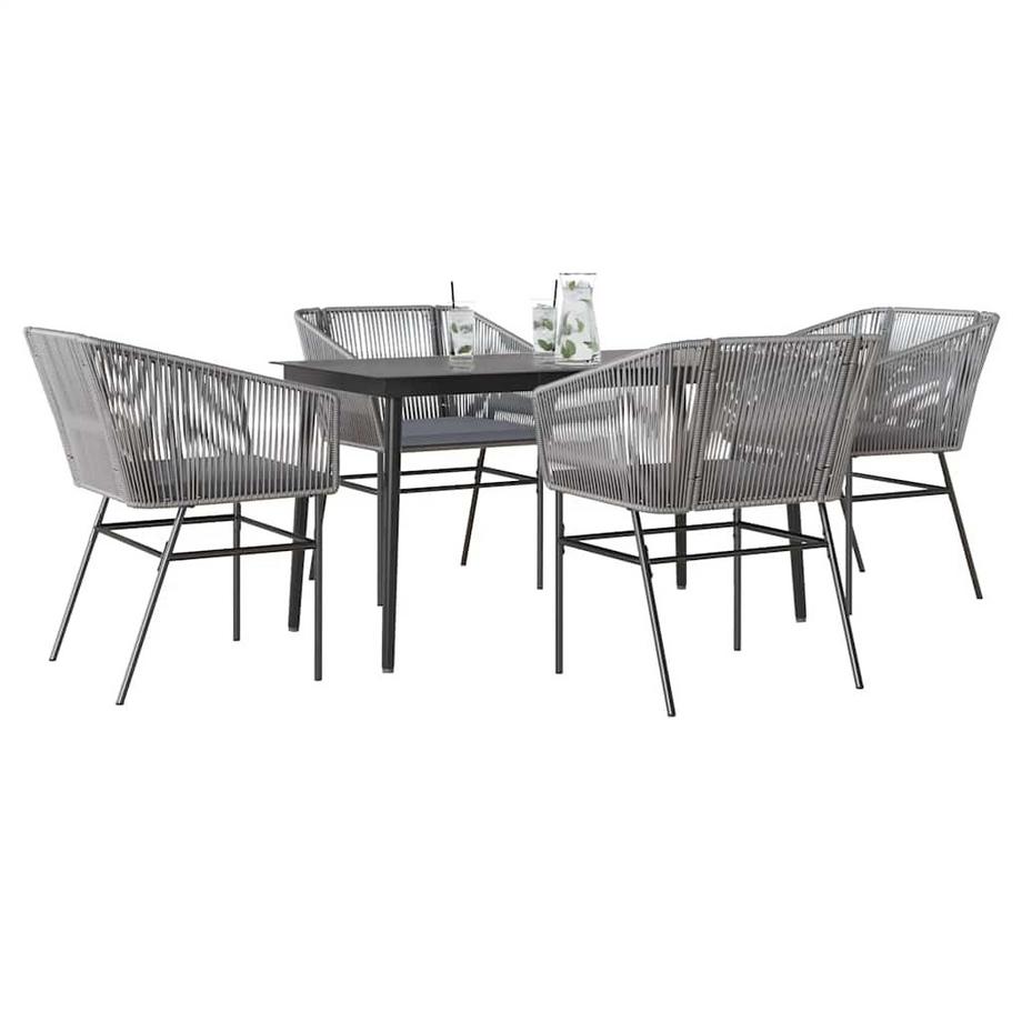 VidaXL Garten essgruppe poly-rattan  
