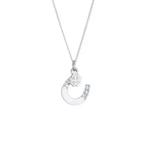 Collier Fer À Cheval Trèfle