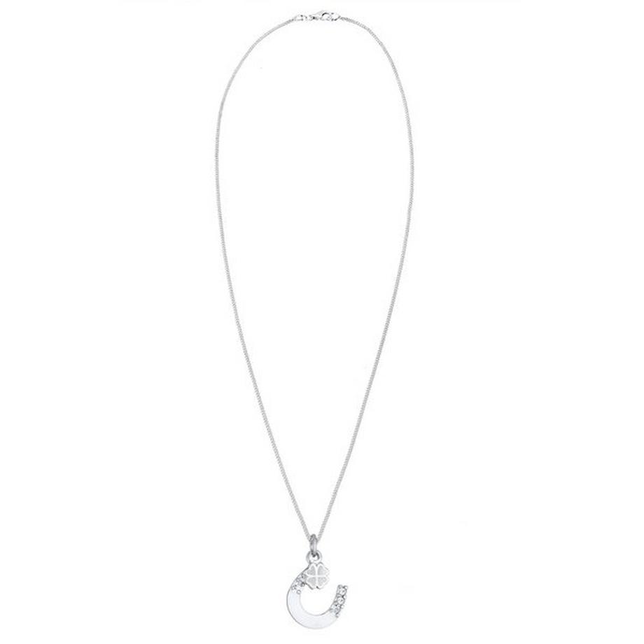 Elli  Halskette Hufeisen Kleeblatt Kristall 