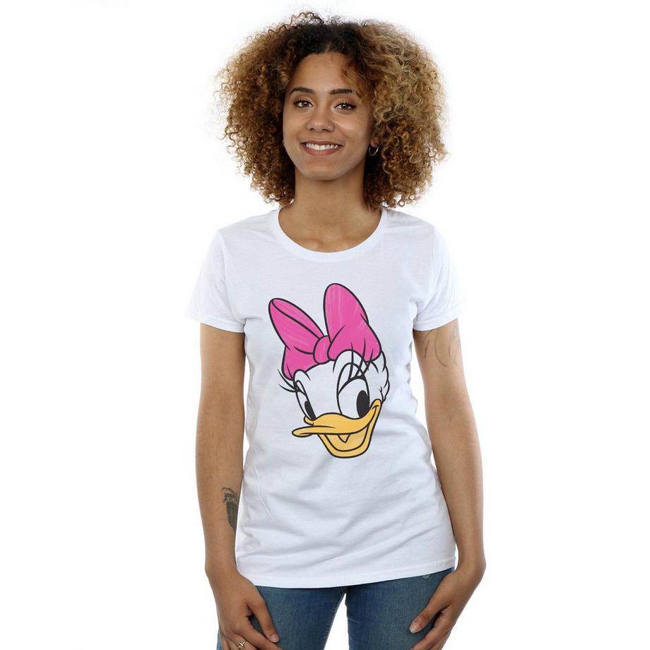 Disney Daisy Duck Visage Imprimé Graphique T-Shirt  