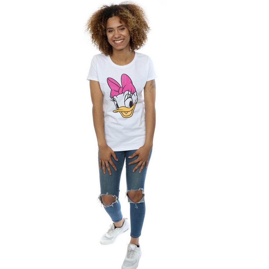 Disney Daisy Duck Visage Imprimé Graphique T-Shirt  