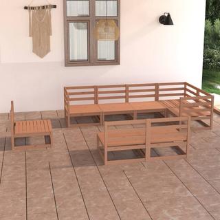 VidaXL set salotto da giardino Legno di pino  