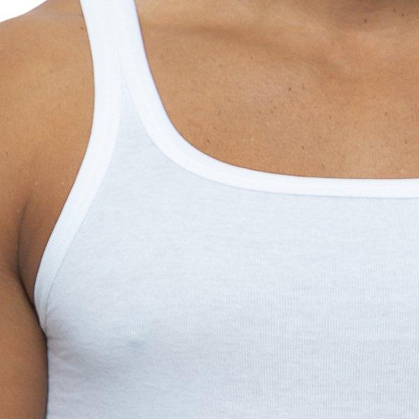 Conta Confezione da 5 Canottiere a Costine Fini  