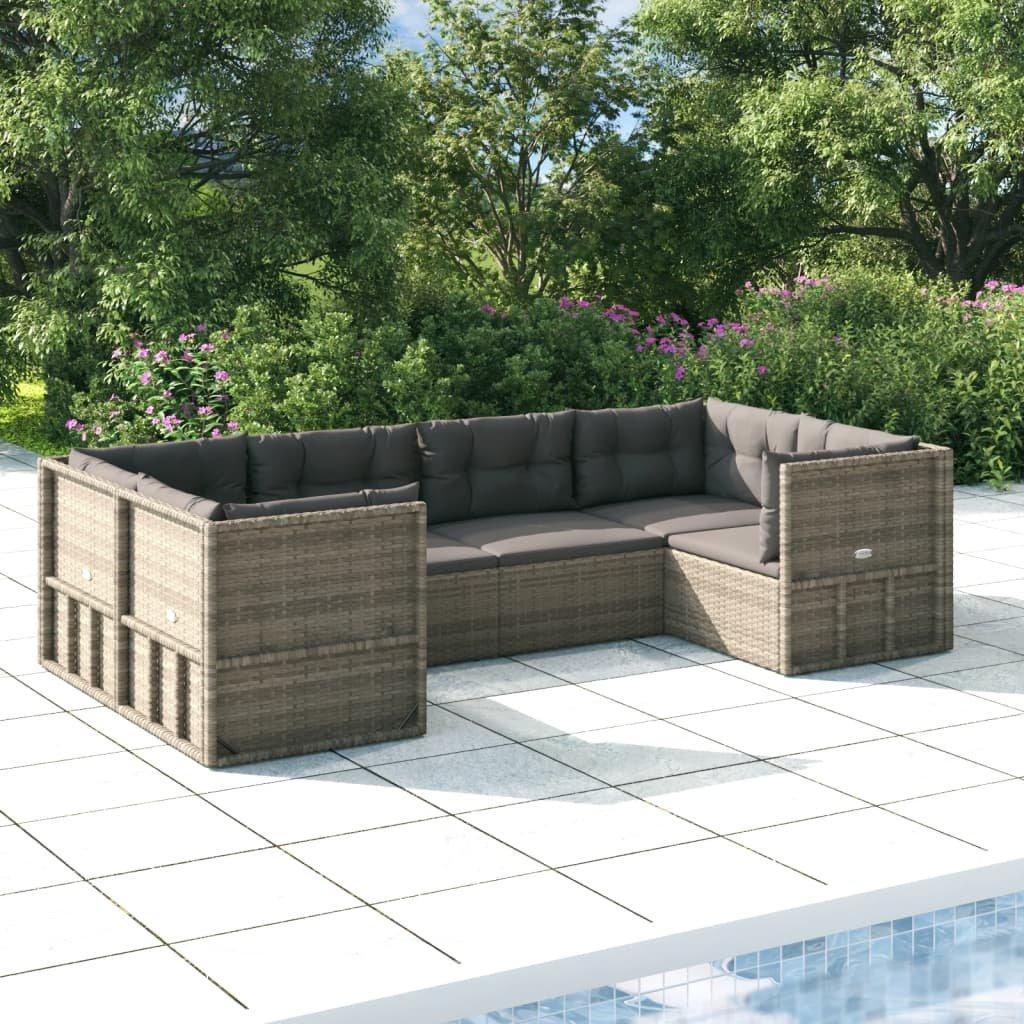 VidaXL Garten lounge set poly-rattan  