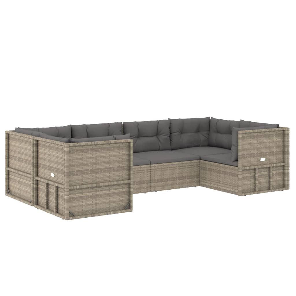 VidaXL Garten lounge set poly-rattan  