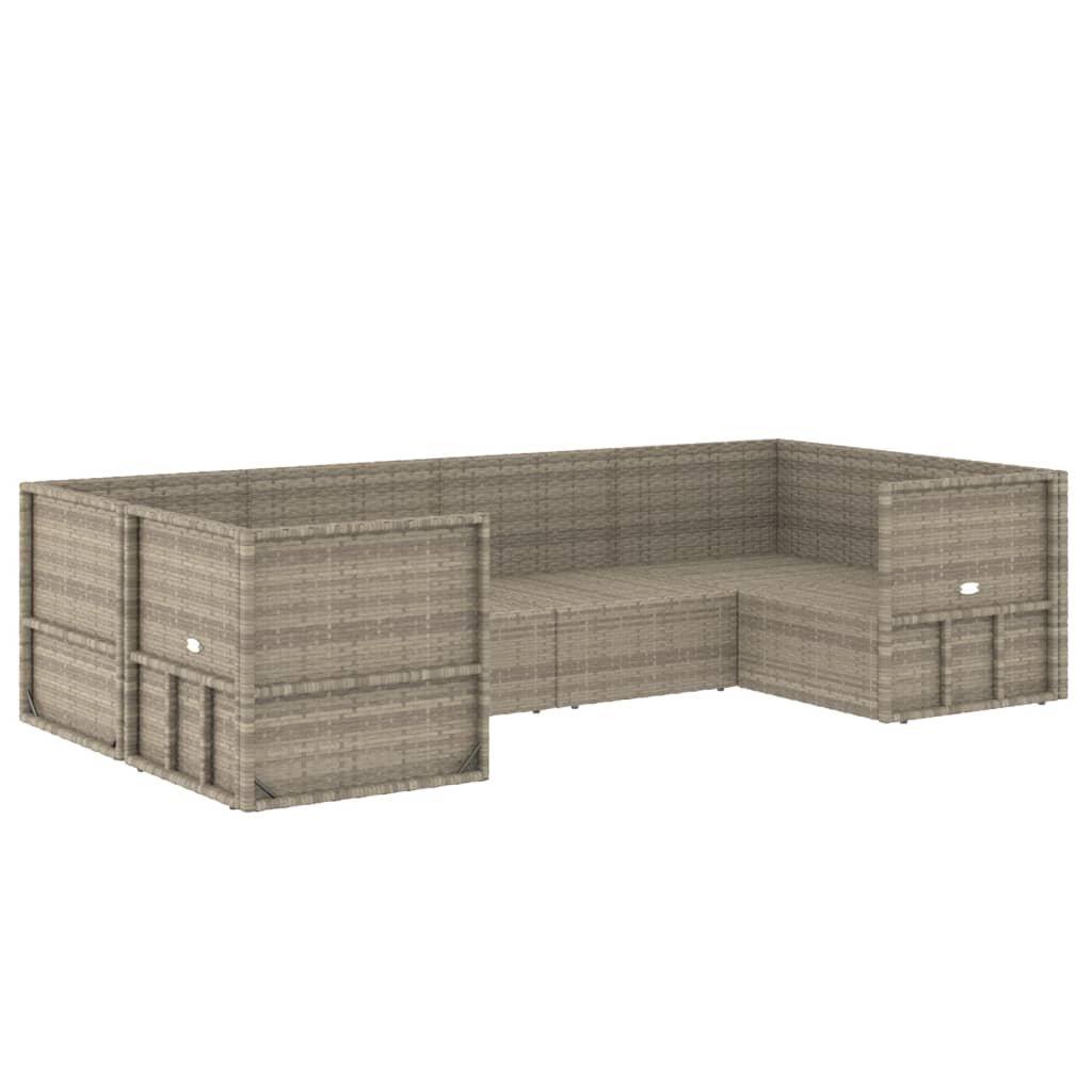 VidaXL Garten lounge set poly-rattan  