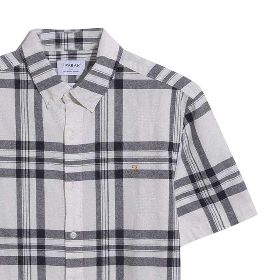 FARAH  Camicia Controllo In Grassetto Cotone 