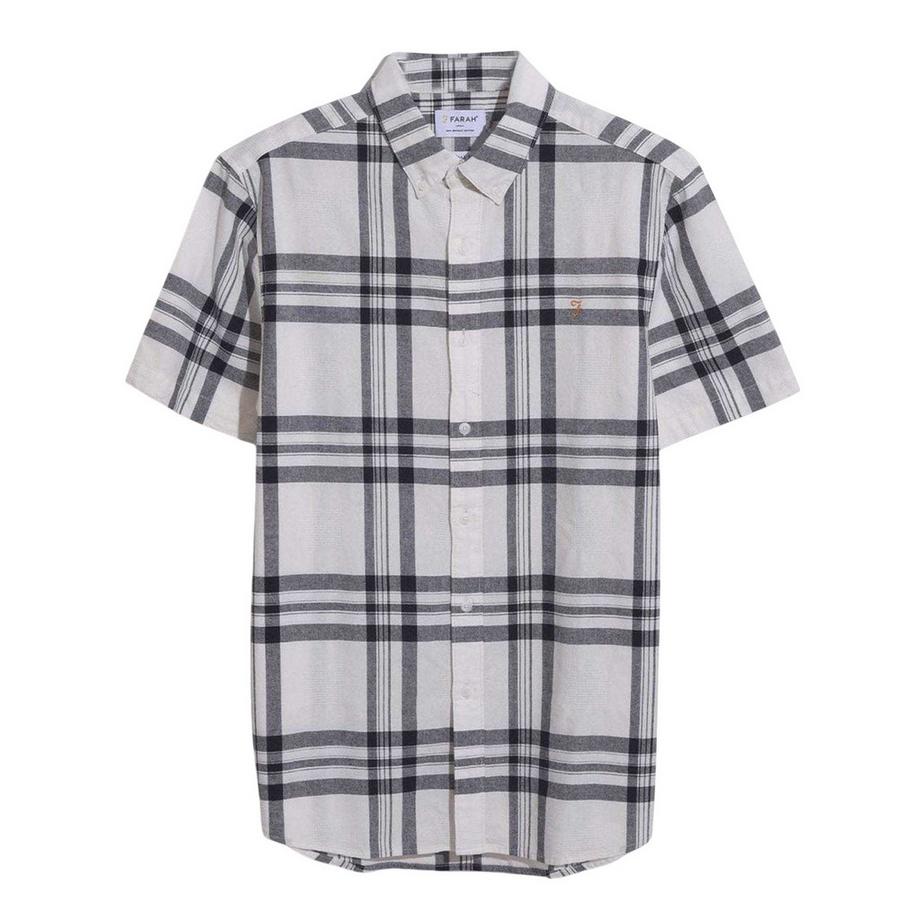 Camicia Controllo In Grassetto Cotone