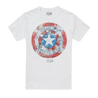 CAPTAIN AMERICA Shield T-Shirt Imprimé Graphique  