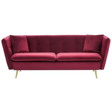 3 Sitzer Sofa aus Samtstoff Glamourös FREDERICA