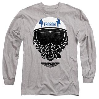 Top Gun Top Gun Maverick Fanboy T-Shirt Maniche Lunghe  