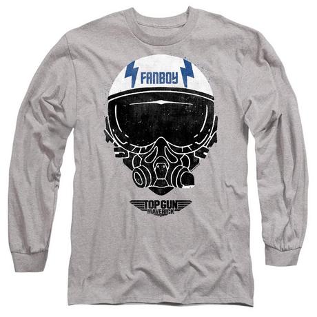 Top Gun Top Gun Maverick Fanboy T-Shirt Maniche Lunghe  