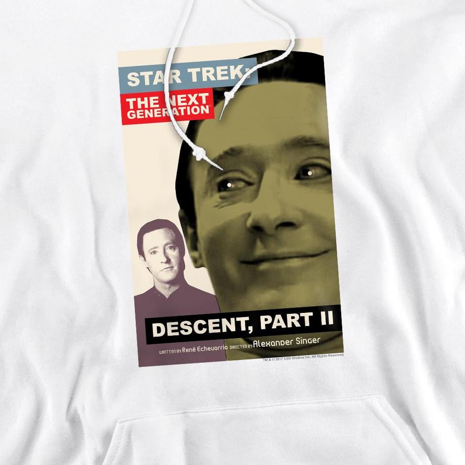 Star Trek The Next Generation Stagione 7 Episodio 1 Felpa con cappuccio  