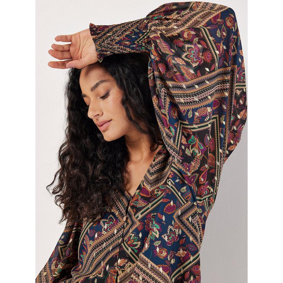APRICOT Blusa floreale con maniche a palloncino  