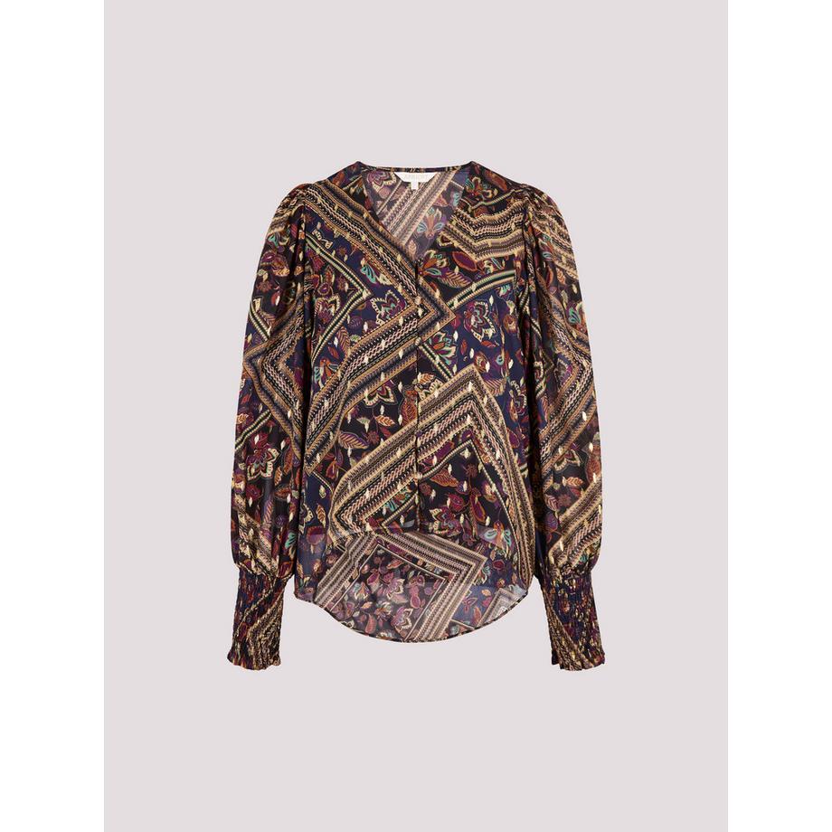 APRICOT Blusa floreale con maniche a palloncino  