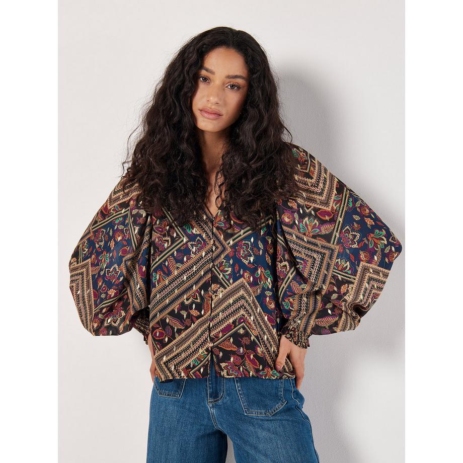 Florale Bluse
