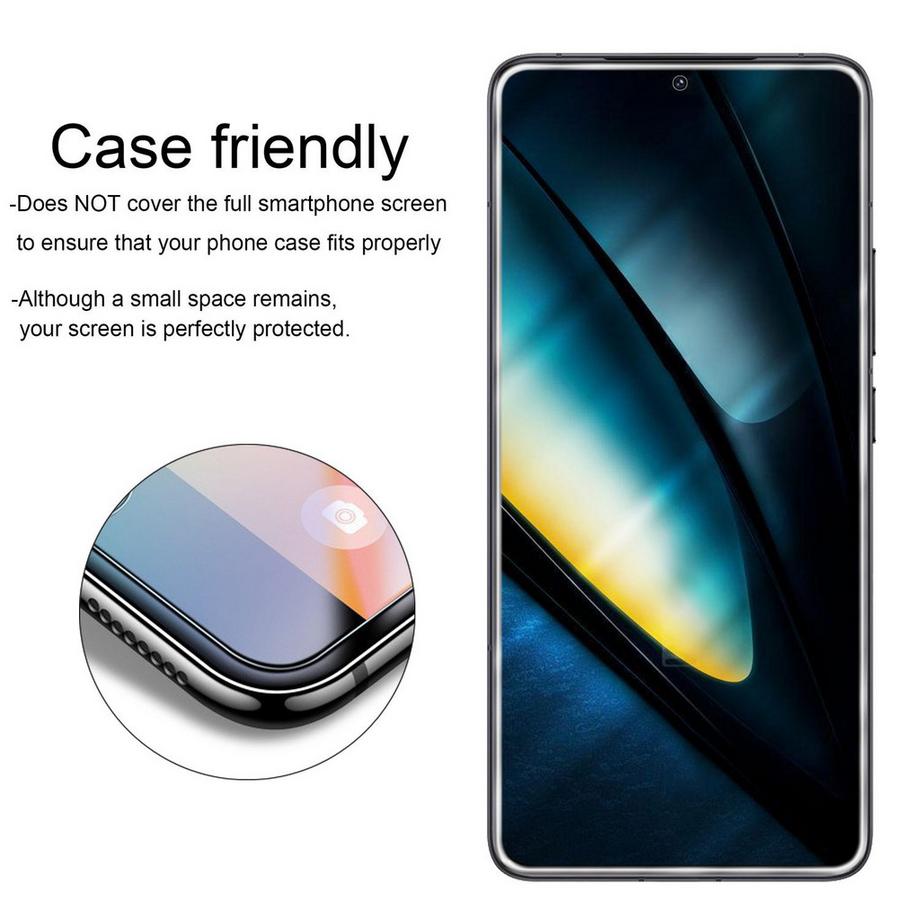 Cadorabo  Xiaomi Poco F6 Pro Schutzfolie Display Schutzglas 