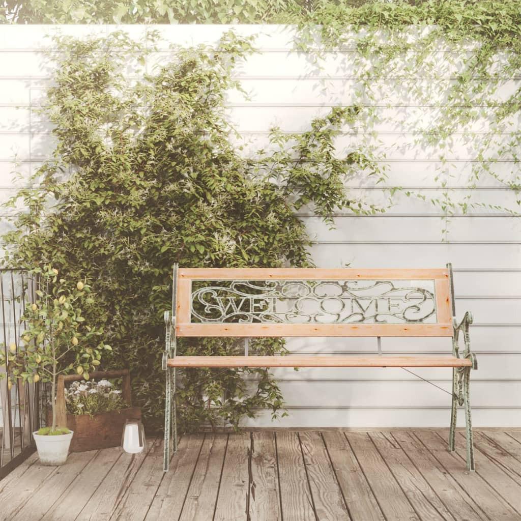 VidaXL Banc de jardin bois  