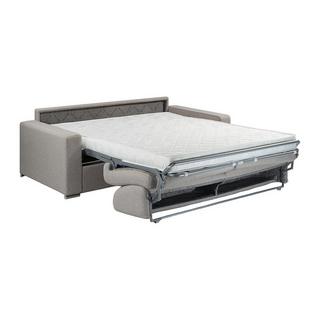 LINEA SOFA Canapé 3 places conible express en tissu CALITO Couchage 1Matelas  