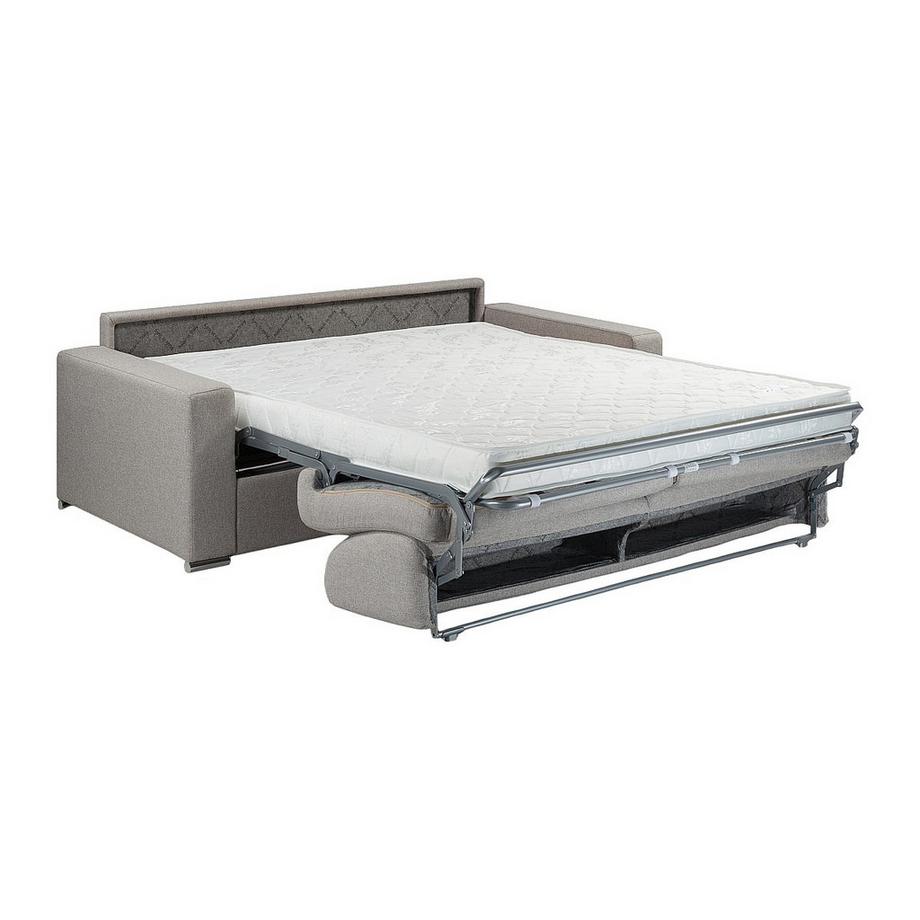 LINEA SOFA Canapé 3 places conible express en tissu CALITO Couchage 1Matelas  