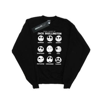 Nightmare Before Christmas The Many Faces Of Jack Sweatshirt