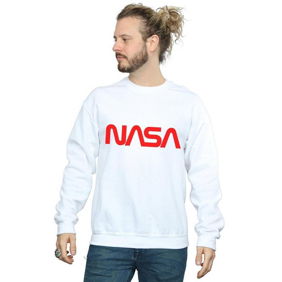 Nasa Logo Rundhals-Sweatshirt  