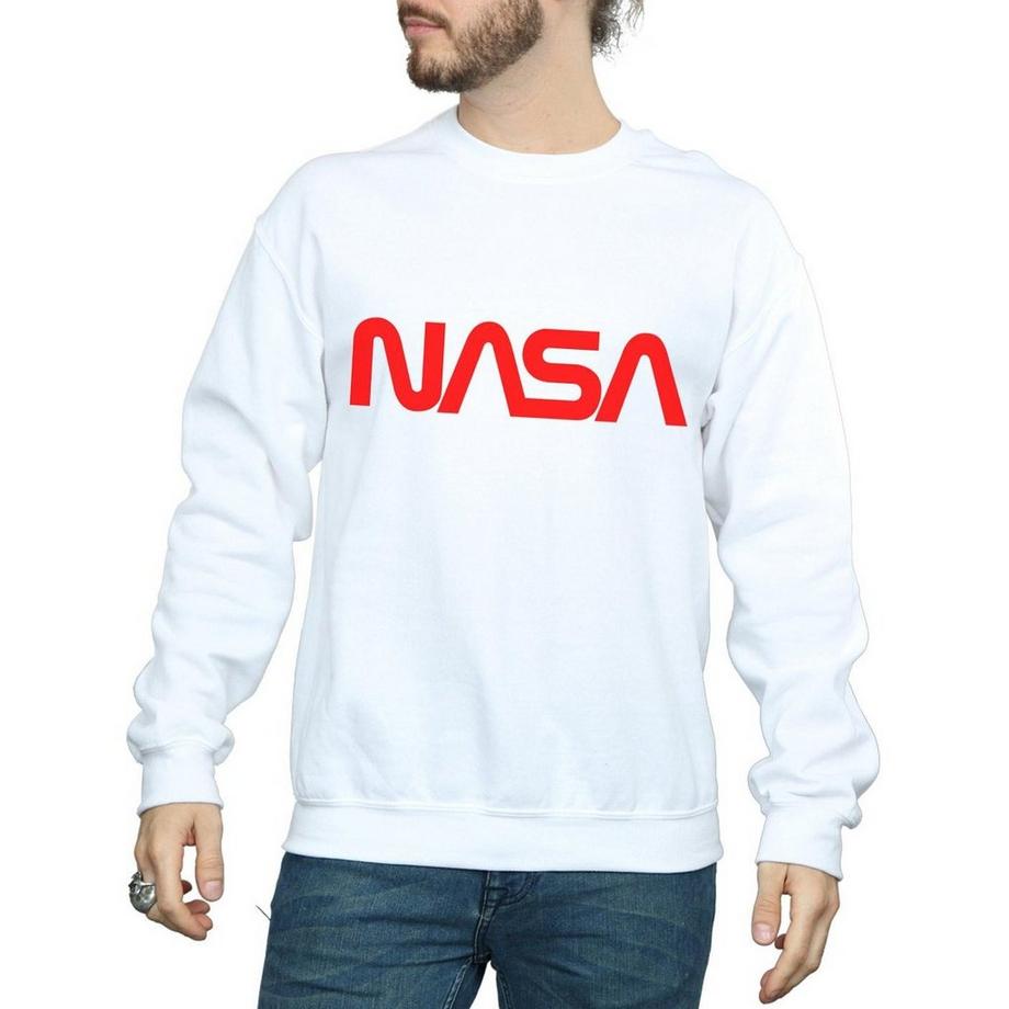 Nasa Logo Rundhals-Sweatshirt  