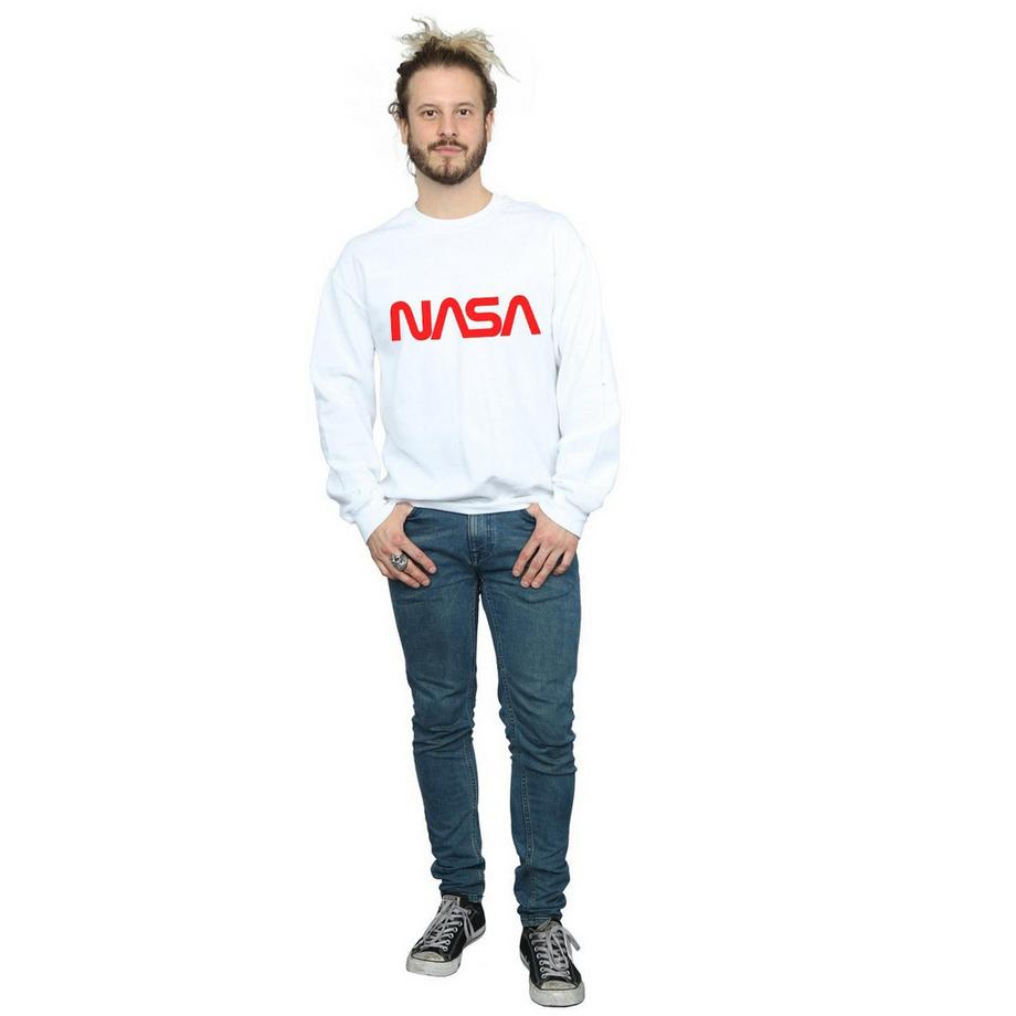 Nasa Logo Rundhals-Sweatshirt  
