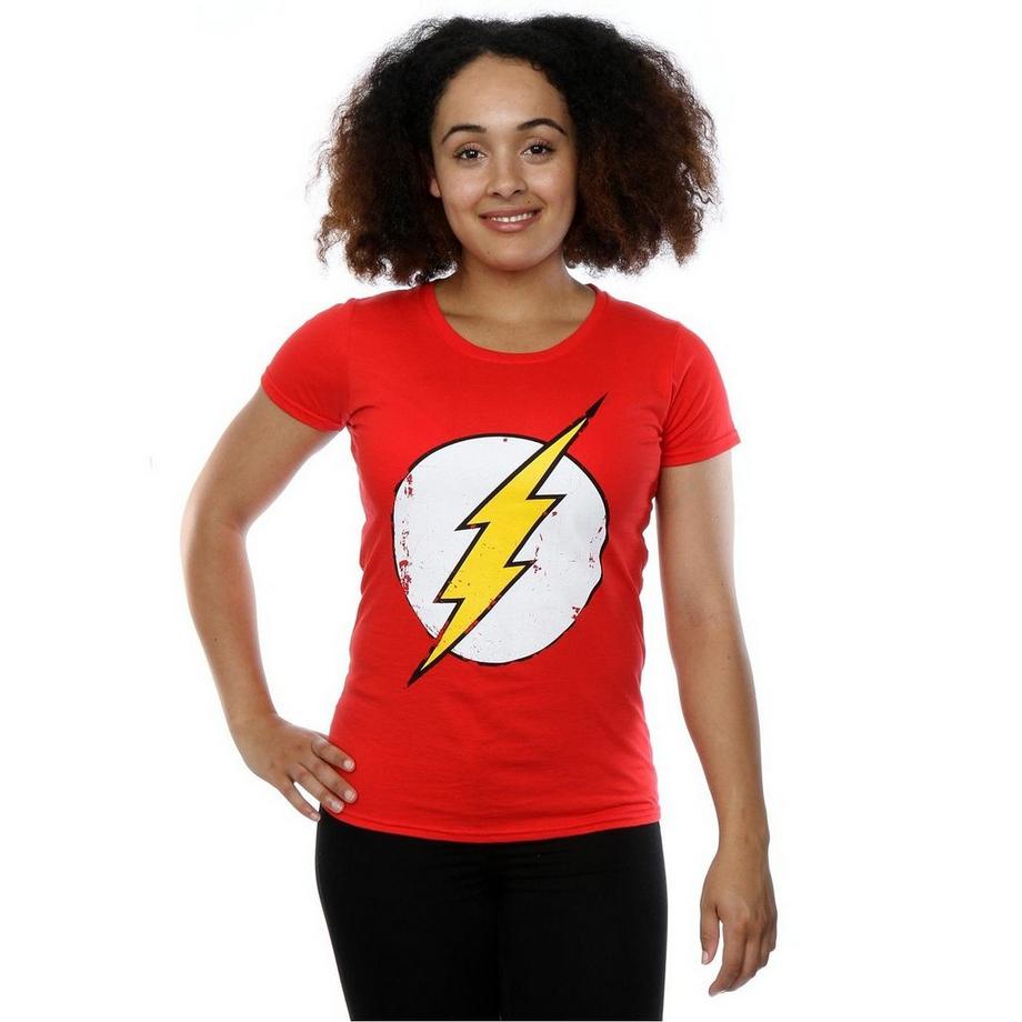 DC COMICS The Flash Distressed Logo T-Shirt  