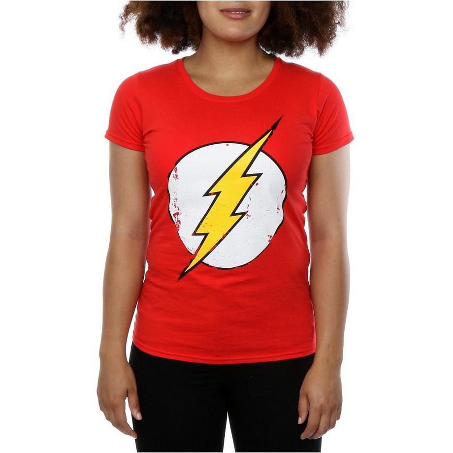 DC COMICS The Flash Distressed Logo T-Shirt  