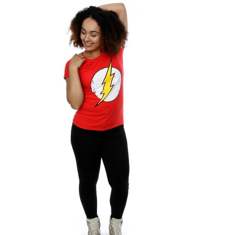 DC COMICS The Flash Distressed Logo T-Shirt  