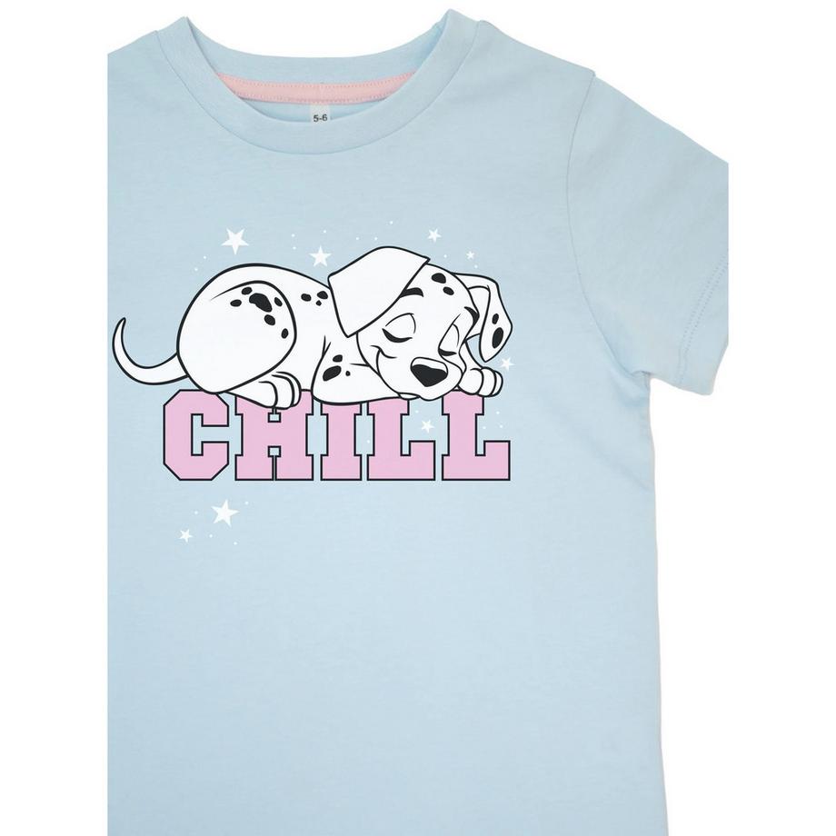 101 Dalmatians  Chill Schlafanzug Mit Langer Hose, Kurzärmlig 