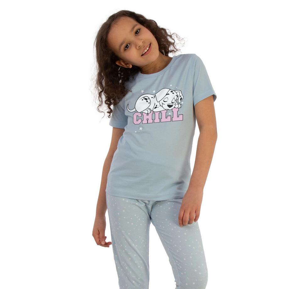101 Dalmatians  Chill Schlafanzug Mit Langer Hose, Kurzärmlig 