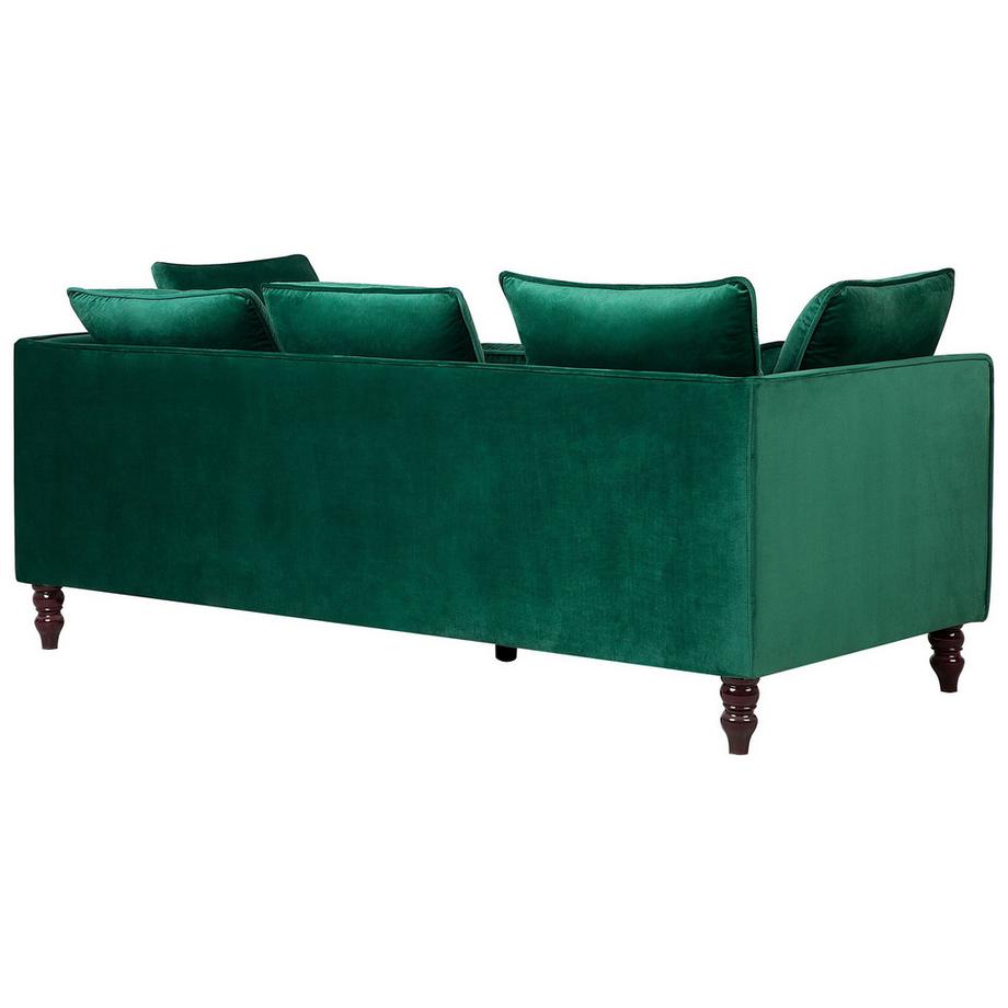 Beliani 3 Sitzer Sofa aus Samtstoff Industriell FENSTAD  