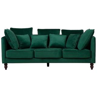 Beliani 3 Sitzer Sofa aus Samtstoff Industriell FENSTAD  