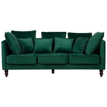 3 Sitzer Sofa aus Samtstoff Industriell FENSTAD