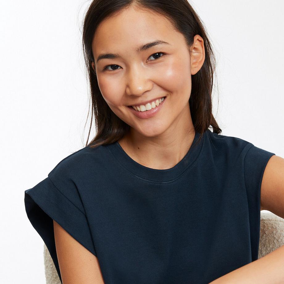 La Redoute Collections Ärmelloses Rundhals-Top  