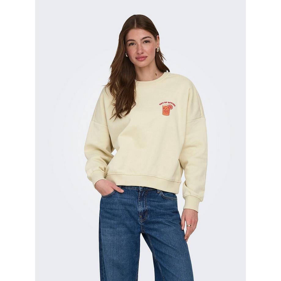 ONLY Rundhals Logo Sweatshirt  
