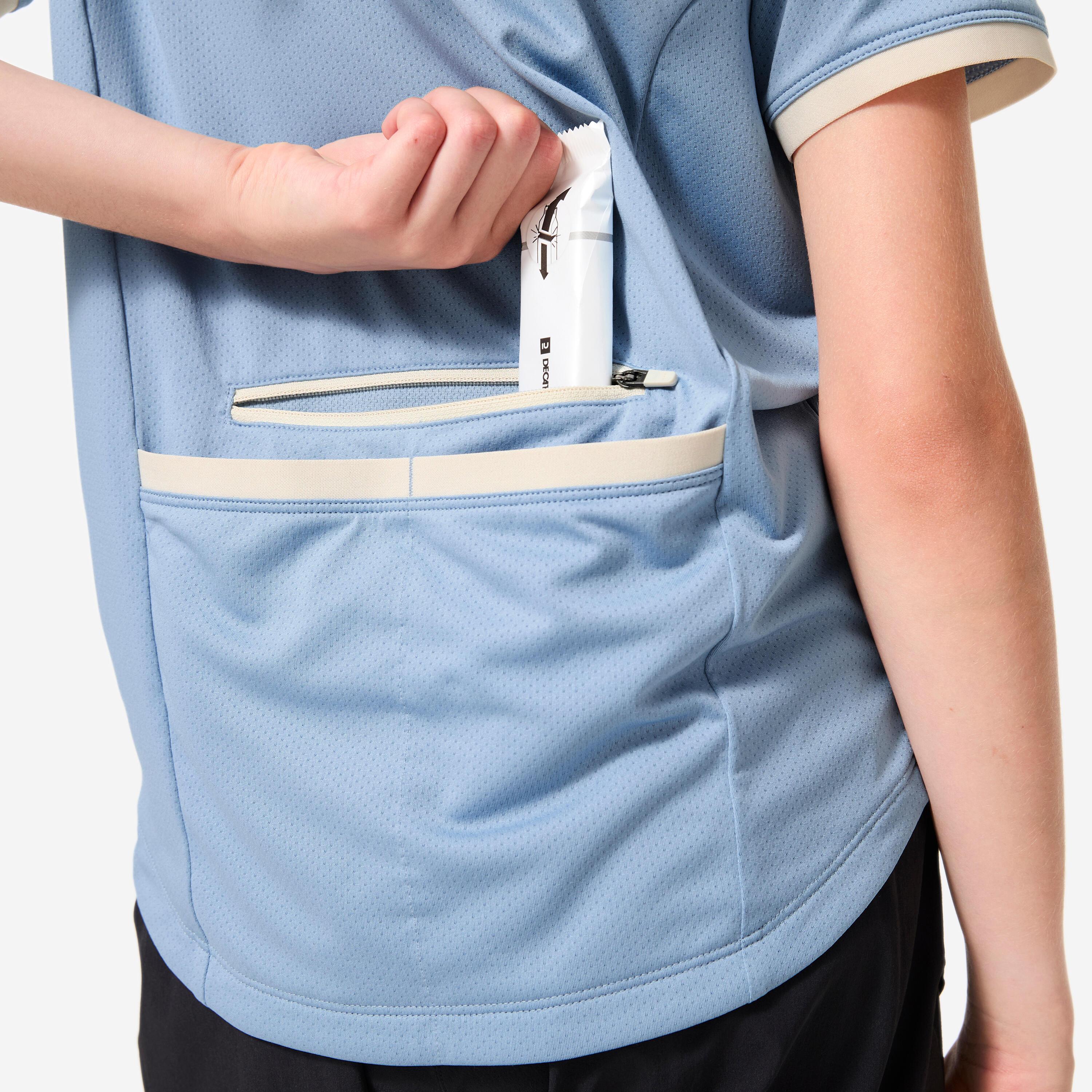 BTWIN  Maillot vélo manches courtes enfant 