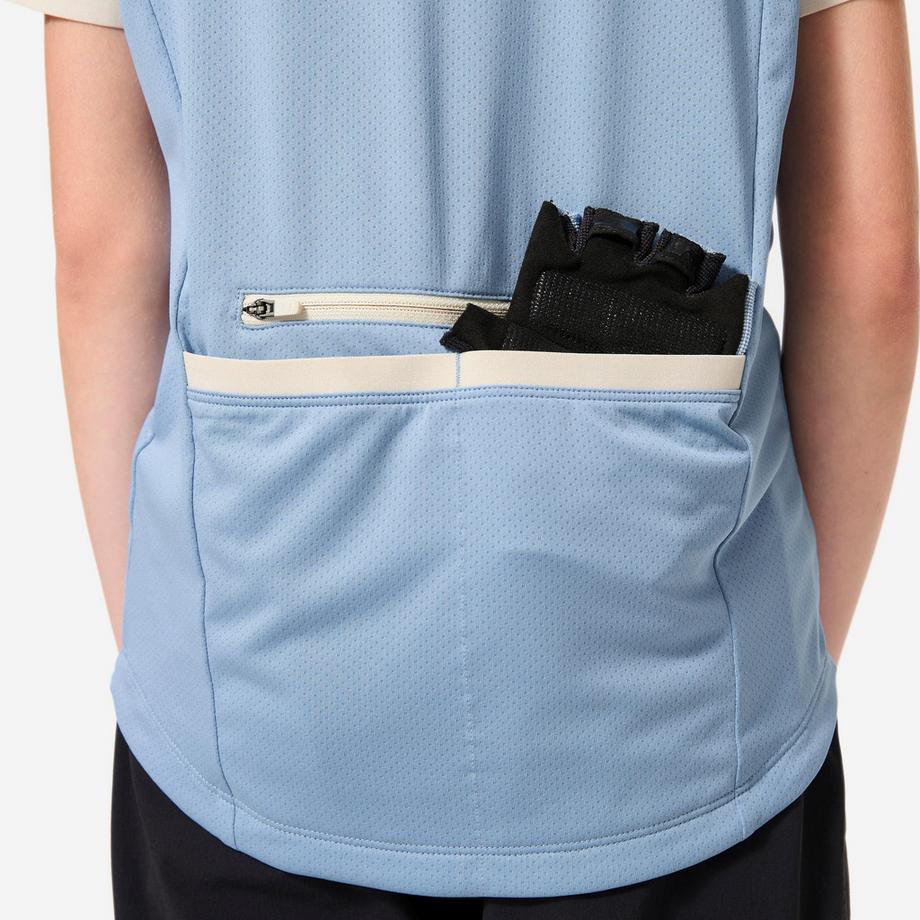 B’TWIN  Maillot vélo manches courtes enfant 