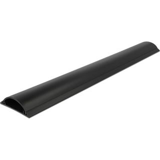 DeLock  20711 cavo proiettore Canalina per protezione cavi da pavimento Nero 