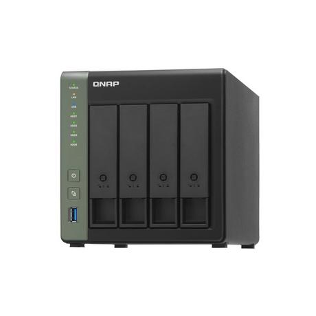 Qnap  TS-431X3 NAS Tower Eingebauter Ethernet-Anschluss Schwarz Alpine AL-314 